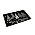 thumbnail image 1 of Leodye 1PCS Non Slip Machine Washable Entryway Rug for Front/Back Door,Half Circle Absorbent Low Profile Entrance Floor Mat for Christmas Xmas Holiday -15.75 x 23.62 in, 1 of 6