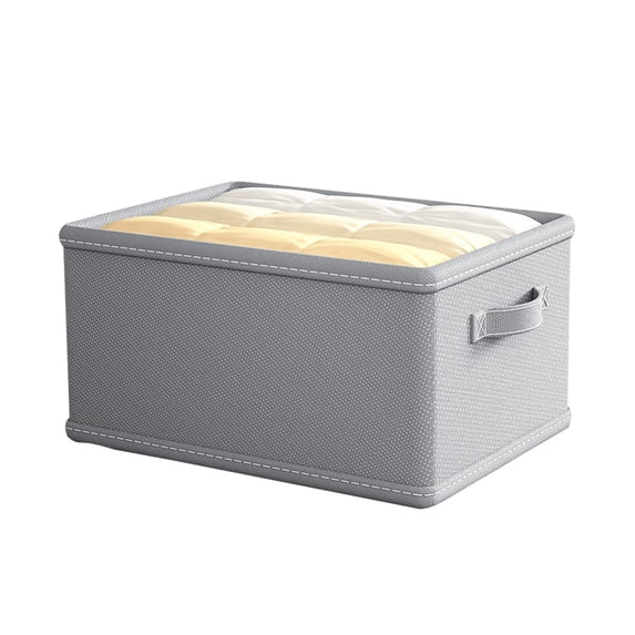 Leodye 1PCS Non-Woven Fabric Storage Box - Large-Capacity Drawer for Clothes/Pants in Home Cabinet/Bedroom -17.32x9.84x7.87in