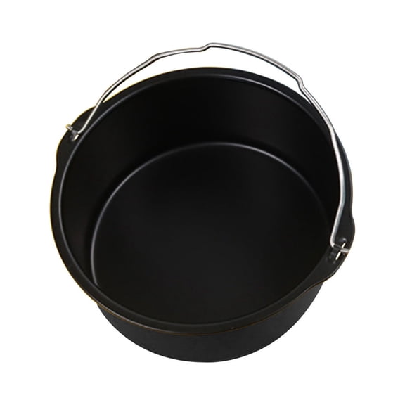 Leodye 1PCS Non-stick Air Fryer Cake Barrel - Baking Pan Tray Frying Basket