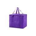 thumbnail image 1 of Leodye 1PCS Non-woven Fabric Large Insulated Cooler Bag, Aluminum Foil Lining Reusable thermal Bag for Picnic Work Travel Food Storage -16.14x12.99x10.24in, 1 of 6