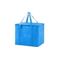 thumbnail image 1 of Leodye 1PCS Non-woven Fabric Large Insulated Cooler Bag, Aluminum Foil Lining Reusable thermal Bag for Picnic Work Travel Food Storage -16.14x12.99x10.24in, 1 of 6