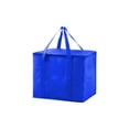 thumbnail image 1 of Leodye 1PCS Non-woven Fabric Large Insulated Cooler Bag, Aluminum Foil Lining Reusable thermal Bag for Picnic Work Travel Food Storage -16.14x12.99x10.24in, 1 of 6