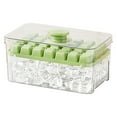 thumbnail image 1 of Leodye 1PCS One Button Push Ice Tray Mold with Lid Ice Cube Box Set Home Ice Maker Container -7.76 × 4.72 × 3.82 IN, 1 of 6