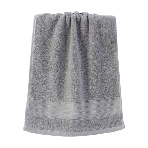 Leodye 1PCS Oversized Pure Cotton Towel Extra Soft Lightweight Fast Drying High Absorbency for Bathroom Spa and Daily Cleaning -29.13x13.38in