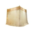 thumbnail image 1 of Leodye 1PCS Palace-style Three-door Mosquito Net Princess Floor-length Design Home Bedroom Bed Canopy Decoration Accessory -47.24×78.74×78.74in, 1 of 6