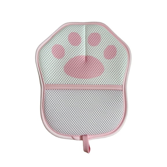 Leodye 1PCS Pet Hair Removal Gloves - Double-sided Washable Brush, Clears Floating Hair for s/Cats -9.06x7.87x0.39in