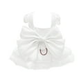 thumbnail image 1 of Leodye 1PCS Pet Wedding Dress Clothes Pet Grooming Leash Hanging Design formal Dress for Pet Decoration -11.81x15.75 in, 1 of 6