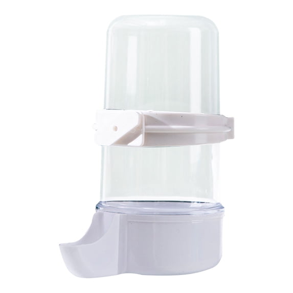 Leodye 1PCS Plastic Bird Water Feeder and Drinker Set Automatic Water Dispenser for Parrots and Small Bird Cage -4.3×5.8×2.5in