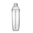 thumbnail image 1 of Leodye 1PCS Plastic Cocktail Shaker, Hand Drink Mixer Boba Tea Shaker Cup with Scales,Bar Tool Transparent -9.84x3.54x3.54in, 1 of 7