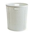 thumbnail image 1 of Leodye 1PCS Plastic Dirty Clothes Basket High-capacity Sturdy Home Bathroom Children's Toy Clothing Storage Bin -14.96x14.96x16.54in, 1 of 6