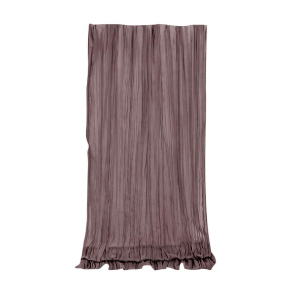 Leodye 1PCS Pleated Gauze Table Runner - Rural Style, for Wedding/Party/Festival Decoration -35*157IN