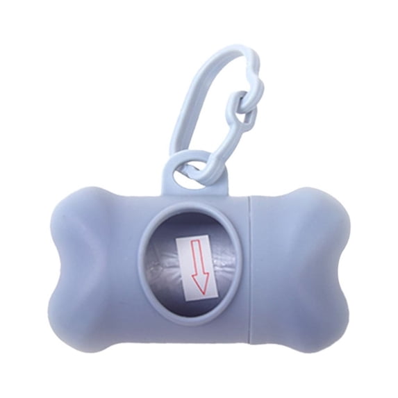 Leodye 1PCS Poo Bag Dispenser Pet Sanitary Care Waste Bag Holder Portable Pet Waste Bag Dispenser for Walking -5.51×2.36in