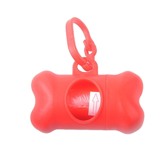 Leodye 1PCS Poo Bag Dispenser Pet Sanitary Care Waste Bag Holder Portable Pet Waste Bag Dispenser for Walking -5.51×2.36in