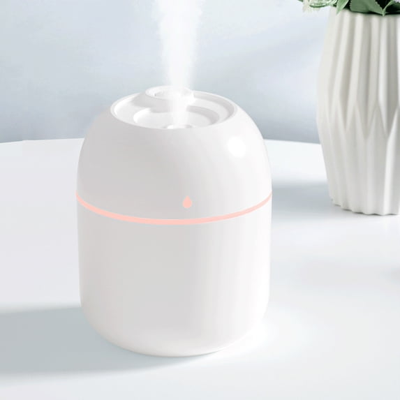 Leodye 1PCS Portable Mini Humidifier Small Cool Mist Humidifier Personal Desktop USB Powered Super Quiet for Travel Car,office -4.05x3.15x3.15in