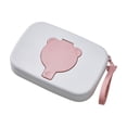thumbnail image 1 of Leodye 1PCS Portable Sealed Wipe Dispenser Box Dustproof Wet Wipe Storage Case for Outdoor Travel Car Trip Daily Carry -6.89 × 4.72 × 1.18 in, 1 of 7