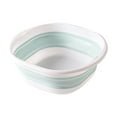 thumbnail image 1 of Leodye 1PCS Portable Silicone Folding Basin Collapsible Washbasin Multi purpose for Foot Soaking and Student Dorm Use -12.01x11.02in, 1 of 7