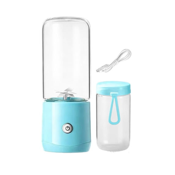Leodye 1PCS Portable Wireless Electric Juicer Fully Automatic Juicer Cup Home Mini Fruit and Vegetable Extractor -7.28x2.76in