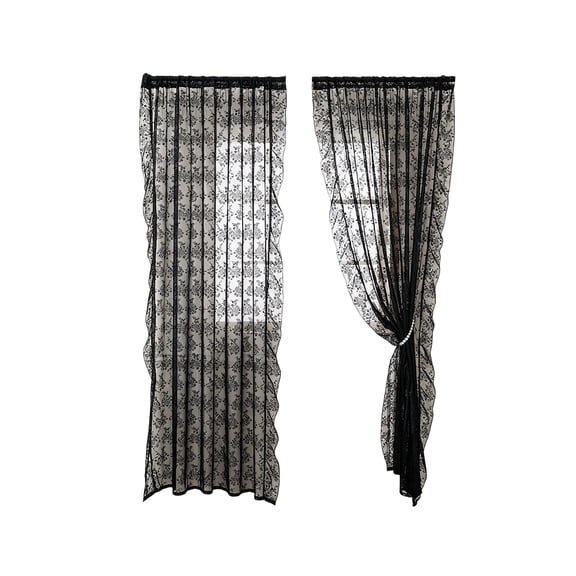 Leodye 1PCS Punch Free Sheer Curtain Drill Free Self Adhesive Drape for Living Room Kitchen Bedroom Bay Window Light Filtering Decor -78.74x55.12in
