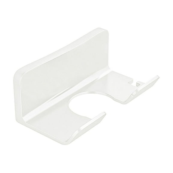 Leodye 1PCS Punch-free Wall-mounted Hair Tool Organizer Space-saving Sturdy Home Bathroom Hair Dryer Supplies Storage Basket -5.9x3.93x2.16in