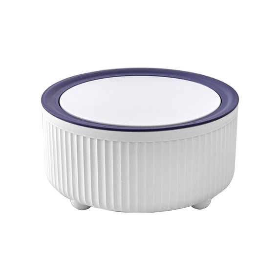 Leodye 1PCS Push-type Desktop Trash Can Cute Design Plastic Compact Car Home Restaurant Tabletop Debris Waste Basket -7.60x7.60x3.74in