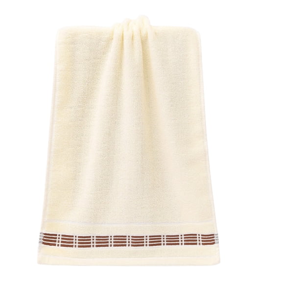 Leodye 1PCS Quick-Drying Soft Hand Towels , Highly Absorbent Towel for Bath, Gym, Shower, Hotel and Spa, Multi-Purpose Household Cleaning Towel -13.39x28.74in