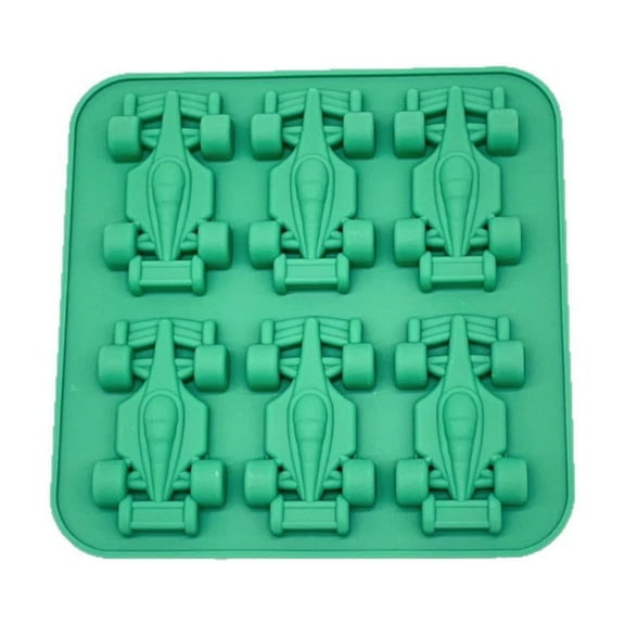 Leodye 1PCS Race Car Shaped Silicone Ice Trays - for Cocktails & Whiskey