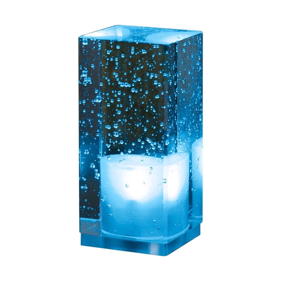 Leodye 1PCS Rechargeable LED Crystal Bar Desk Lamp - Restaurant/KTV/Bedside Decorative Night Light -5.5*2.3IN