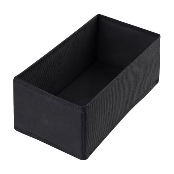 Leodye 1PCS Reinforced Handle Foldable Storage Box , Large Capacity Wear-Resistant Organizer for Closet Flat Storage Moving -11.02x5.91x4.72in