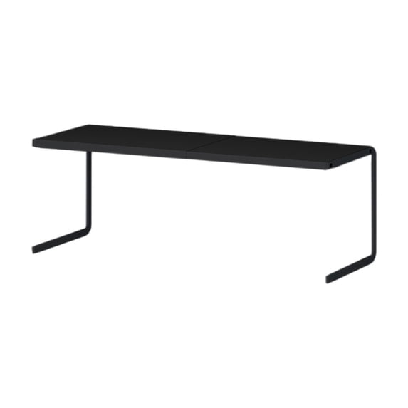 Leodye 1PCS Retractable Kitchen Cabinet Divider Shelf Adjustable Space-saving Home Countertop Pot Spice Drawer Organizer Rack -9.4×6.6×9inch