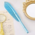 thumbnail image 1 of Leodye 1PCS Retro Feather Ballpoint Pens - 1ml Writing/Exam Pens, Gift-ready -5.51in, 1 of 5