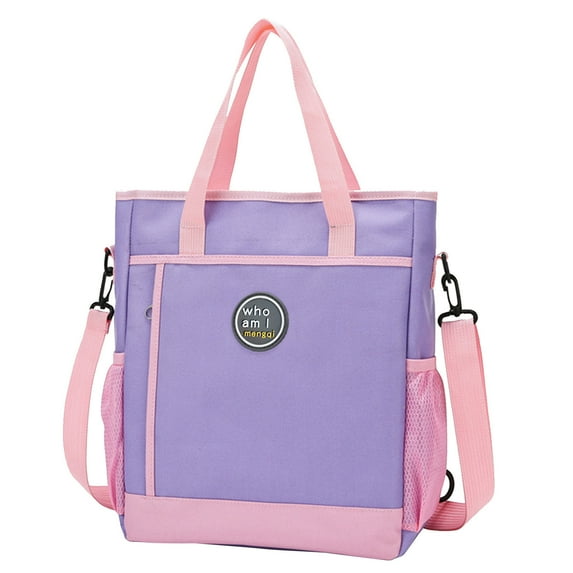 Leodye 1PCS Reusable Tote Bag - Multipurpose Activity/Messenger Bag, Convertible to Backpack -13x11.41x4.33in