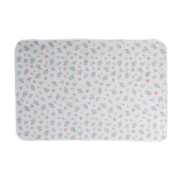 Leodye 1PCS Reusable Waterproof Soft Wetting Pee Underpad for Adults, Elderly, Seniors, Women, Kids & Pets, Machine Washable Pad for Bed-59*39.37 inches