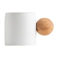 thumbnail image 1 of Leodye 1PCS Rough Pottery Mini Cute Small Tea Cup Wooden Handle Coffee Cup Exquisite Classical Fresh Small Cups-3.3x2.1in, 1 of 6