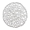 thumbnail image 1 of Leodye 1PCS Round Hollow Paper Rope Woven Placemat, Heatproof Design, Decorative Padding for Dining Table Daily Use -12.99 in, 1 of 6