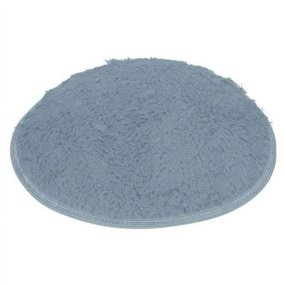 Leodye 1PCS Round Non-slip Bath Mat - Soft Floor Rug for Bedroom/Shower -15.7IN