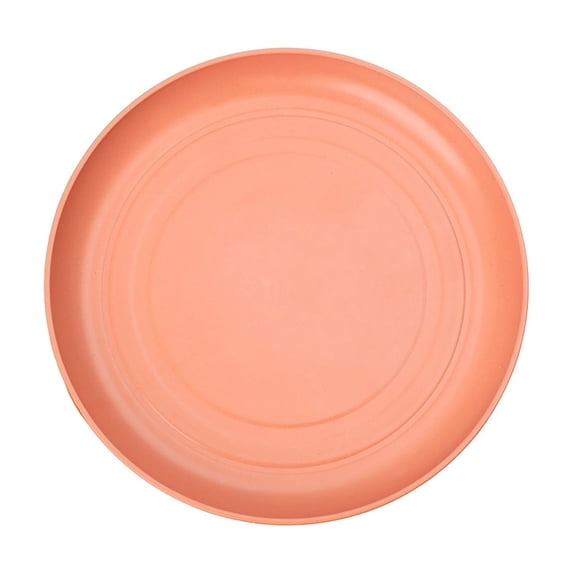 Leodye 1PCS Round Shallow Wide Pet Food Bowl Easy Clean Feeding Plate for Small Medium ss Snacks Wet and Dry Food -5.91x5.91in