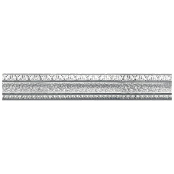 Leodye 1PCS Self Adhesive Flexible Wall Molding Line Decorative Baseboard Wallpaper Border Design Living Room Home Decor Sticker -90 x 3IN