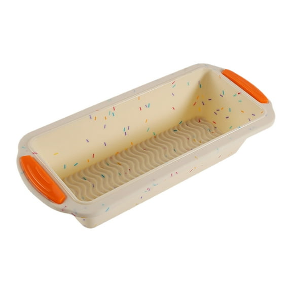 Leodye 1PCS Silicone Bread Loaf Pan, Non-Stick Silicone Loaf Pans for Baking , Perfect for Bread, Cake, Meatloaf, Dishwasher Safe -11.4x5.3x0.79in