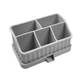 thumbnail image 1 of Leodye 1PCS Silicone Toothbrush & Toothpaste Storage Rack Bathroom Wash Set Organizer Beauty Product Storage Holder -6.57 * 3.98 * 3.54 in, 1 of 6