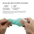 thumbnail image 1 of Leodye 1PCS Silicone Travel Bottles, Leak Proof Squeezable Refillable Travel Accessories Toiletries Containers Cosmetic Tube for Shampoo Lotion Soap Liquids - 4.72 × 2.17 × 1.38 IN, 1 of 4