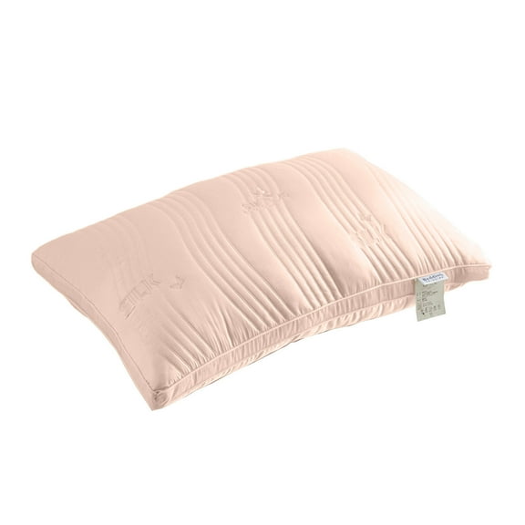 Leodye 1PCS Silk Low Cervical Pillow - Soft Sleep Aid for Adults/Home/Hotel -29.13x18.89x1.57in