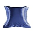 thumbnail image 1 of Leodye 1PCS Silk Pillowcase Hair Care Cover Home Bedroom Simulated Smooth Fabric Skin friendly Hair Protection Pillowcase -19.69×19.69in, 1 of 2