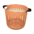 thumbnail image 1 of Leodye 1PCS Simple Plastic Laundry Basket,Large Capacity Open Design, Wear-resistant Storage Basket for Bathroom Household Dirty Clothes -11.81x7.87x7.87in, 1 of 6