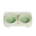 thumbnail image 1 of Leodye 1PCS Slanted Double Pet Bowl, Anti-Tip & Neck-Protecting Food Water Feeder fors & s -1 1.81x5.71x3.35in, 1 of 6
