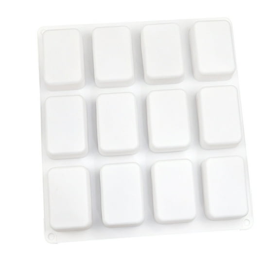 Leodye 1PCS Small Rectangular Chocolate Cake Mold Durable Non-stick Home Kitchen Baking Dessert Tool -10.83 × 9.88 in