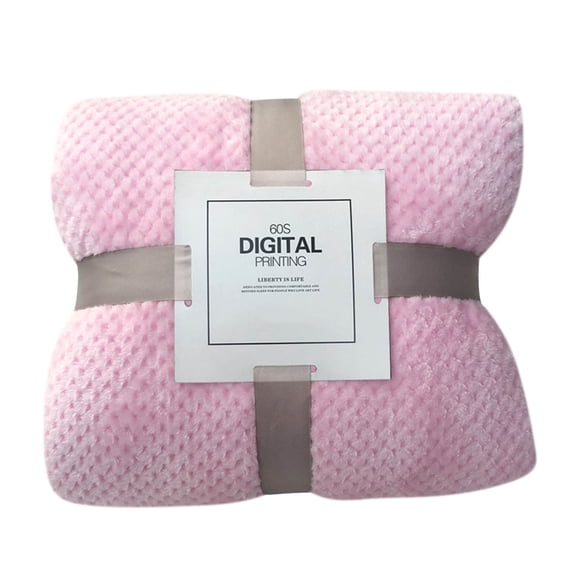 Leodye 1PCS Sofa Couch Flannel Blankets, Fuzzy Fluffy Soft Cozy Throw Blanket, Plush Fleece Flannel Plush Microfiber Blanket for Couch Bed Sofa-17.7x 25.5inch