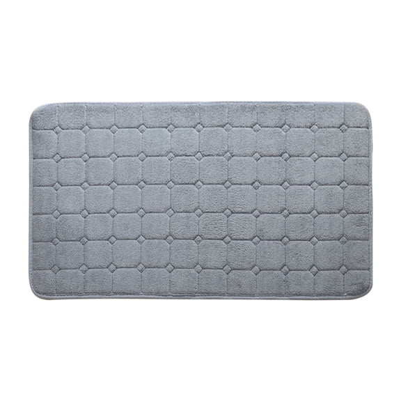 Leodye 1PCS Soft Bathroom Shower Mat - Non-slip Floor Carpet for Bathroom/Bedroom/Home Decor -15.74*23.62IN