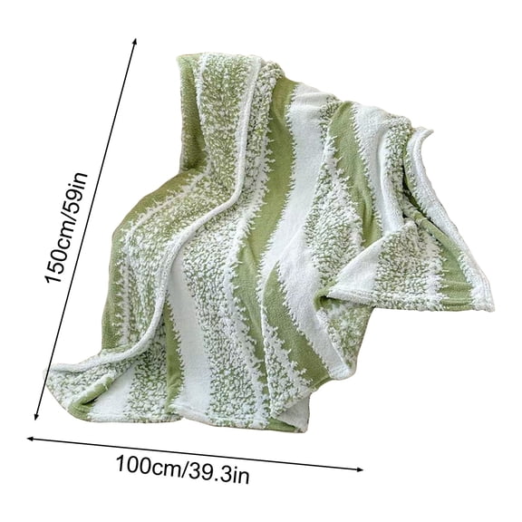 Leodye 1PCS Soft Cloud Blanket Lightweight Fluffy Warm Design Multifunctional Blanket for Home Living Room Travel Use -59 *39.3IN