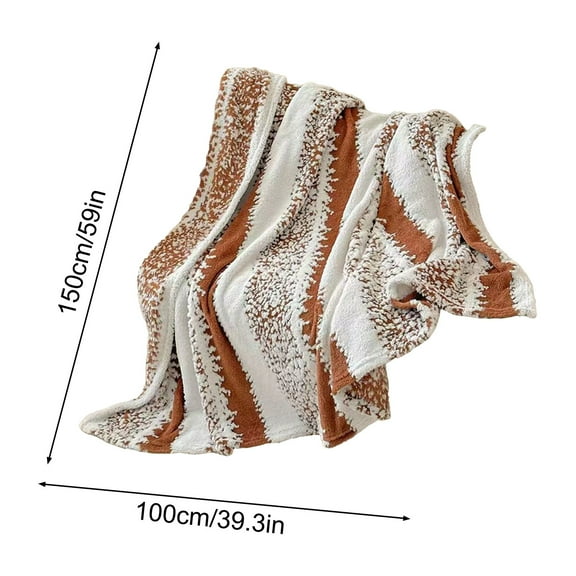 Leodye 1PCS Soft Cloud Blanket Lightweight Fluffy Warm Design Multifunctional Blanket for Home Living Room Travel Use -59 *39.3IN