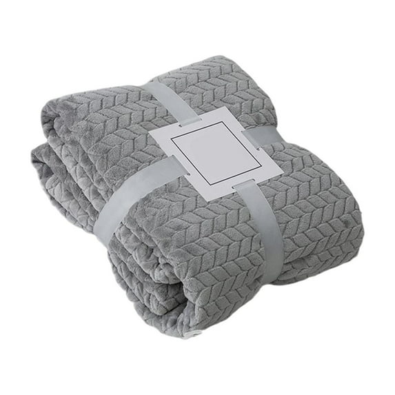 Leodye 1PCS Soft Fuzzy Flannel Blanket - Multifunctional Washable, Summer Napping Gift Blanket -27.55x39.37in